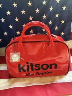 美品　KITSON エナメルバッグ　タグ付き