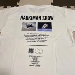 ナオキマンショー コラボ Tシャツ ホワイト 半袖 LL XL NASA ナサ