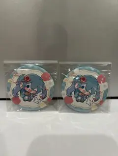 ミク NewYear 缶バッジ 2個セット