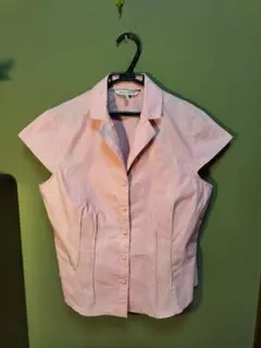 LAURA ASHLEY 半袖シャツ UK 14 ピンク