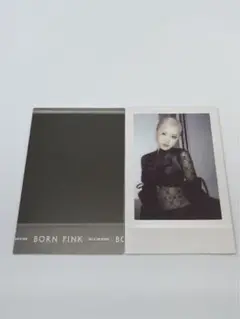 Blackpink Rose ロゼ トレカ チェキ チェキー GRAY VER