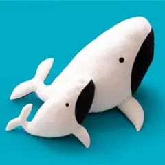 クジラオルカ リバーシブル ぬいぐるみ