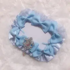 名札デコ レースデコ コンカフェ メイド 天使界隈 水色界隈 オタ 推し 水色