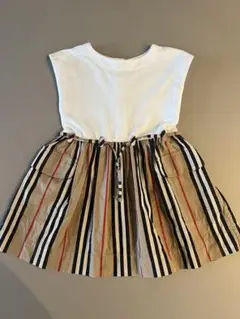 BURBERRY ストライプ柄 ワンピース 2Y