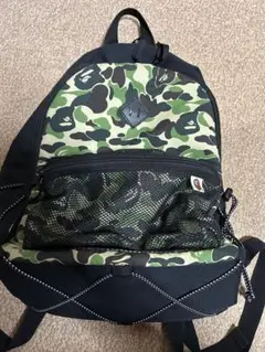 A BATHING APE ABC CAMO リュック　グリーン