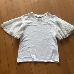 SeeByChloe レースフリル袖Tシャツ