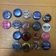 3JSB & HIGH&LOW バッジ 16個セット
