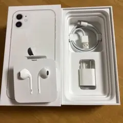 【未使用】iPhone11 イヤホン・電源アダプタ・ライトニングケーブル　純正