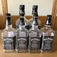 ジャックダニエル空き瓶/1.75L2本、1.0 L4本