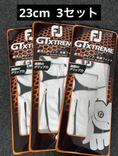 FJ フットジョイ GTエクストリーム FGGT23WT 23cm 3セット