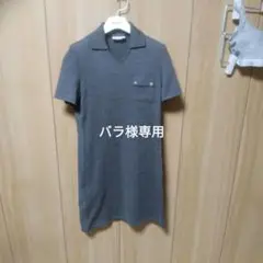 半袖ニットワンピース