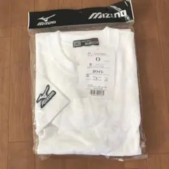 ミズノ MIZUNO 野球 練習着 Tシャツ 半袖 白 新品 O LL