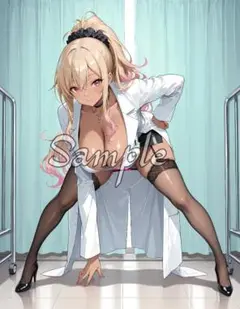 清楚 アニメ コスプレ AI美女 L版 デジタルアート イラスト LY577