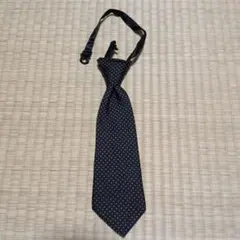 黒と白のドット柄 ネクタイ