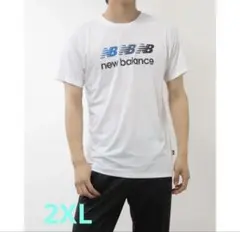 New Balance ホワイト Tシャツ 2XL