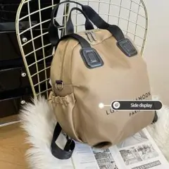 バック　3way　ベージュ