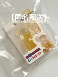 BE@RBRICK ベアブリック　パッケージチャーム2 クリアイエロー