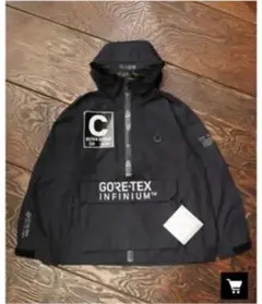 challenger  黒 バンダナ柄フード マウンテンパーカー CHALLENGER Bandana Hooded Jacket (Navy)