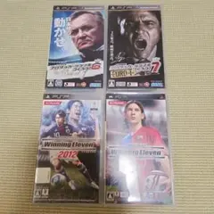 PSP ソフト サカつく６、７ ウイイレ 2009 2012 4本セット