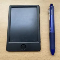 黒の電子メモパッド ペン付き
