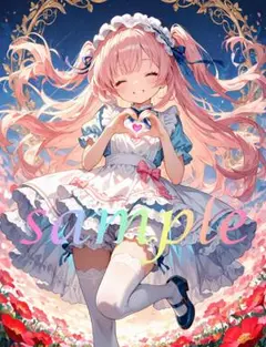c304 美少女 かわいい イラスト 下着 コスプレ セクシー A4ポスター