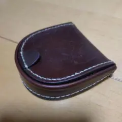 【万双】　コードバン馬蹄型小銭入れ（コインケース）
