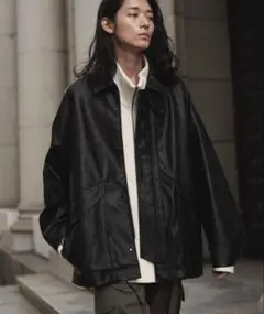 完売品WYM ARTIFICIAL GRAIN MILITARY BLOUSON