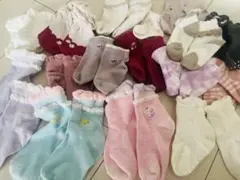 ベビー　女の子　靴下　まとめ売り　0歳　1歳　2歳