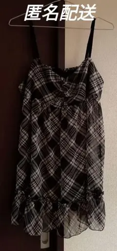 ワンピース チェック チュニック 2Lサイズ LL 大きめサイズ 大きいサイズ