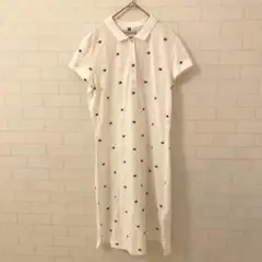 【新品未使用】TOMMY HILFIGER ワンピース ポロシャツ ロゴプリント