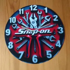 Snap-on 時計型壁飾り　部屋飾り　ガレージ　デコレーションアイテム
