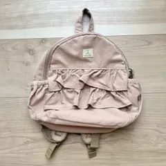 【即日発送可】フリル付き ピンクリュック