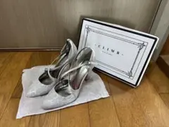 新品　美品　試着のみ　CLIMB シルバー ハイヒール 24.0cm