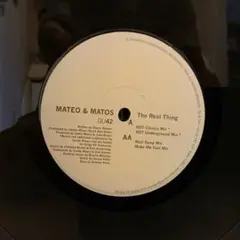 Mateo & Matos – The Real Thing 12” Vinyl