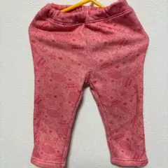 ピンク キャラクター柄 レギンス