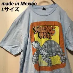 メキシコ製　タルテックス　半袖Tシャツ　亀　ビッグプリント　アニマルT