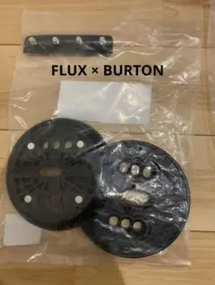 新品 FLUX 純正2点用取付ディスクu0026ビス(BURTON チャネルボード対応)