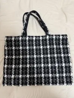 美品 チェック柄トートバッグ A4サイズ soleile