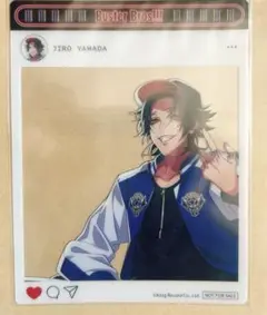 ヒプノシスマイク ヒプマイ 山田二郎 SNS風クリアカード