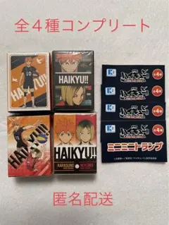 【新品・未使用】劇場版ハイキュー‼︎ゴミ捨て場の決戦ミニミニトランプ全４種