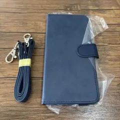 Galaxy A51 レザー調　手帳スマホケース ダークブルー
