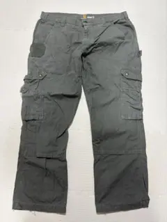 Carhartt B342-MOS グレー カーゴパンツ 38x30