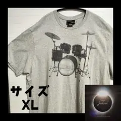 #55【USA古着】プリントTシャツ　楽器　音楽　大きいサイズ　レディース