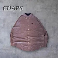 【CHAPS】チャップス チェックシャツ XL 90s 古着
