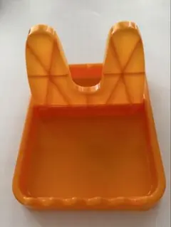 オレンジ プラスチック 鍋蓋置きトレイ