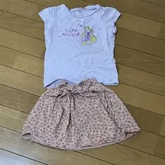 【中古】ラプンツェルTシャツ&スカート100サイズ