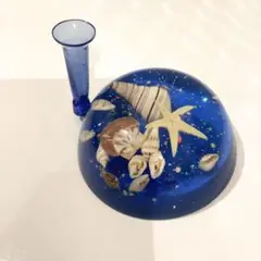 貝殻ドームのペン立て　昭和　昭和レトロ