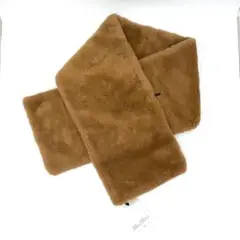 Max mara マックスマーラ テディベア ファー ストール キャメル