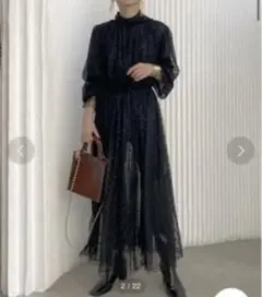 MANY WAY MIX DOT DRESS