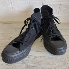 ★美品★CONVERSE コンバース 24cm 黒 ハイカット オールスター
